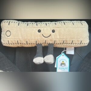 Jellycat Amuseable Ruler Plush in Tan and Black